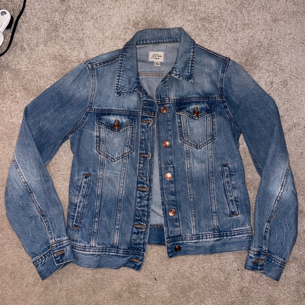 J Crew Denim Jacket size xs